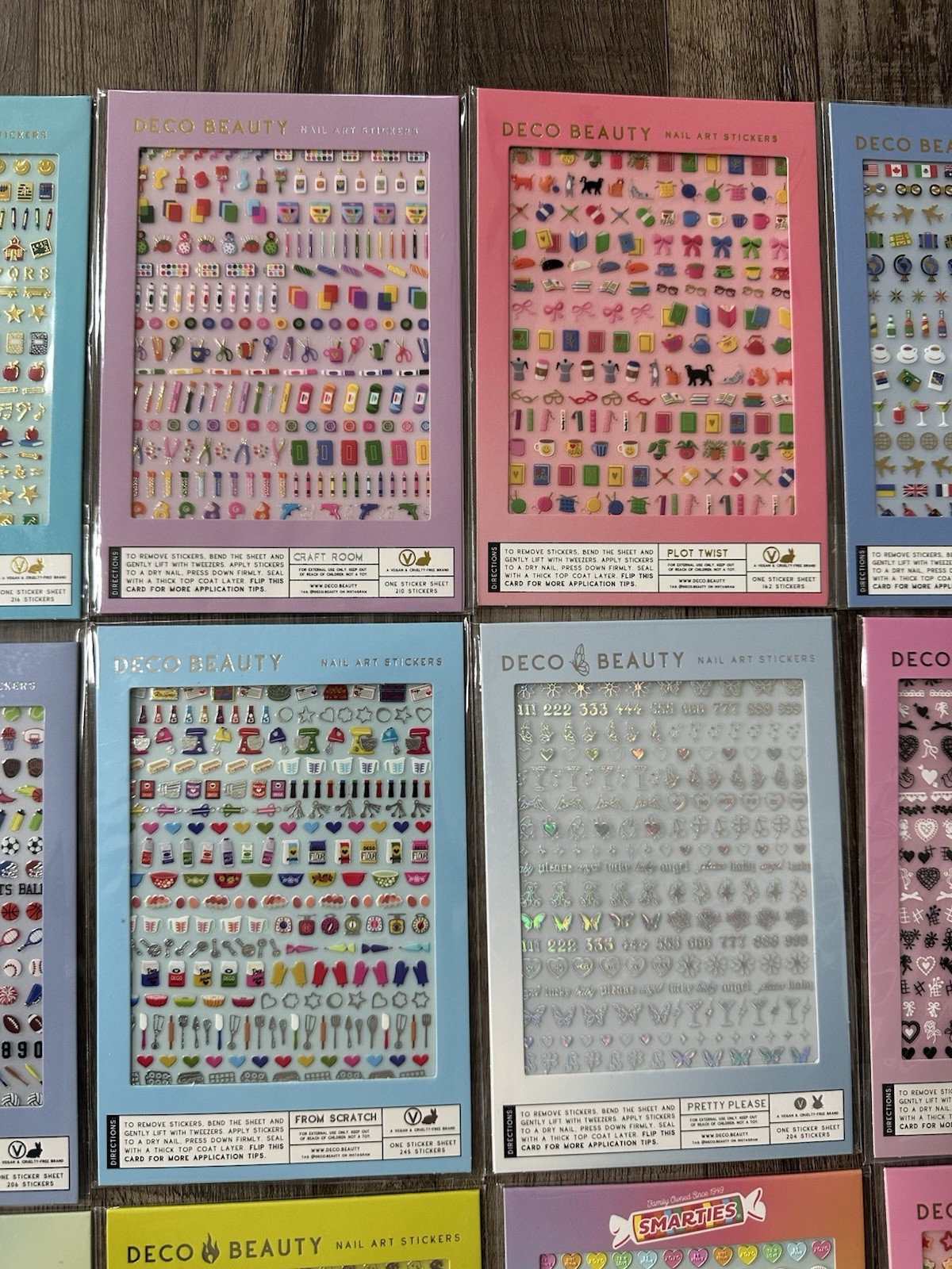 Deco Beauty Nail Art Sticker Lot 54 Sheets New Coquette Miffy Floral Rare SEALED