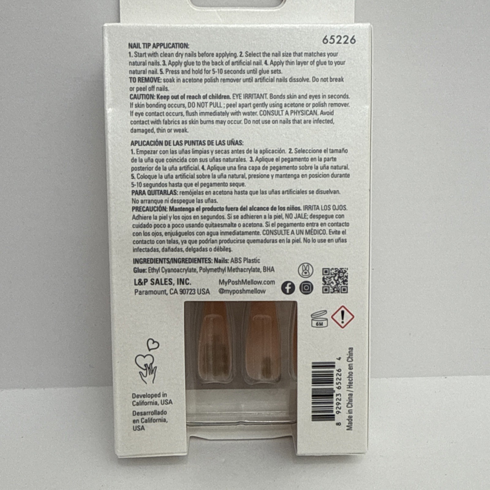 Poshmellow Maison Deluxe 24 Nails Glue Included – Royal Crush #65226