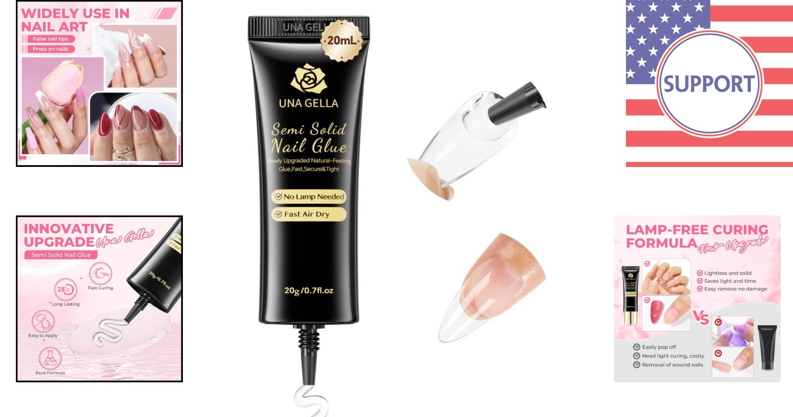20g Gentle Nail Glue for Press On Nails – Quick Dry, Long-Lasting & Residue-Free