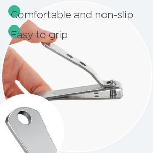 2 Pieces Nail Clipper for Thick Nails, Straight Edge Toenail Clippers, Heavy