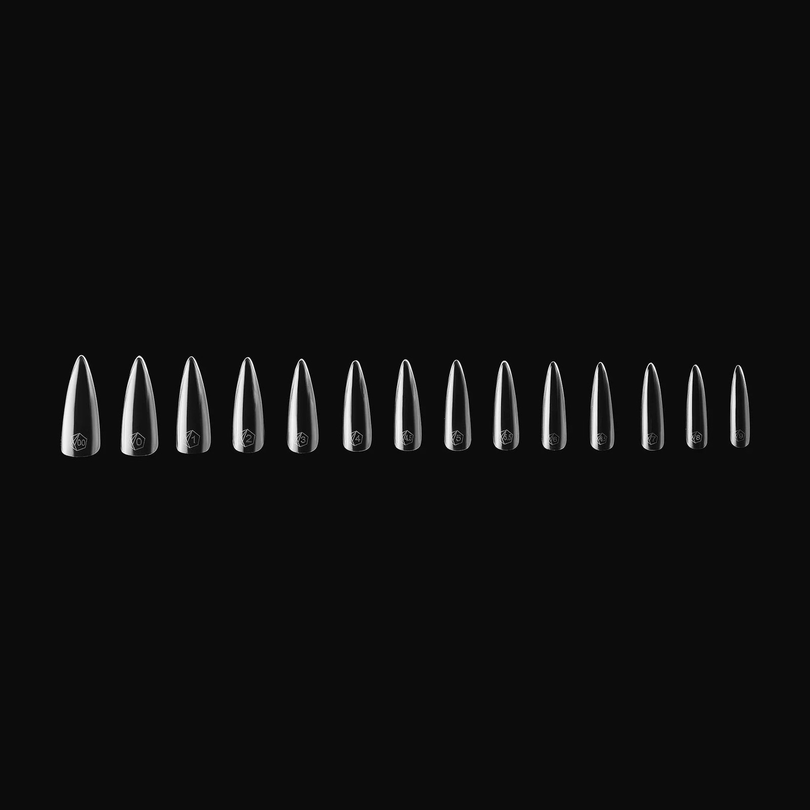 280 Ounce Gel X Nail Tips Pack Of 1 Natural Stiletto Easy Application Durable