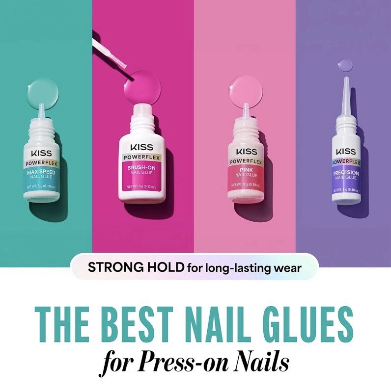 KISS PowerFlex Max Speed Nail Glue 3g Fast Drying Waterproof BK139