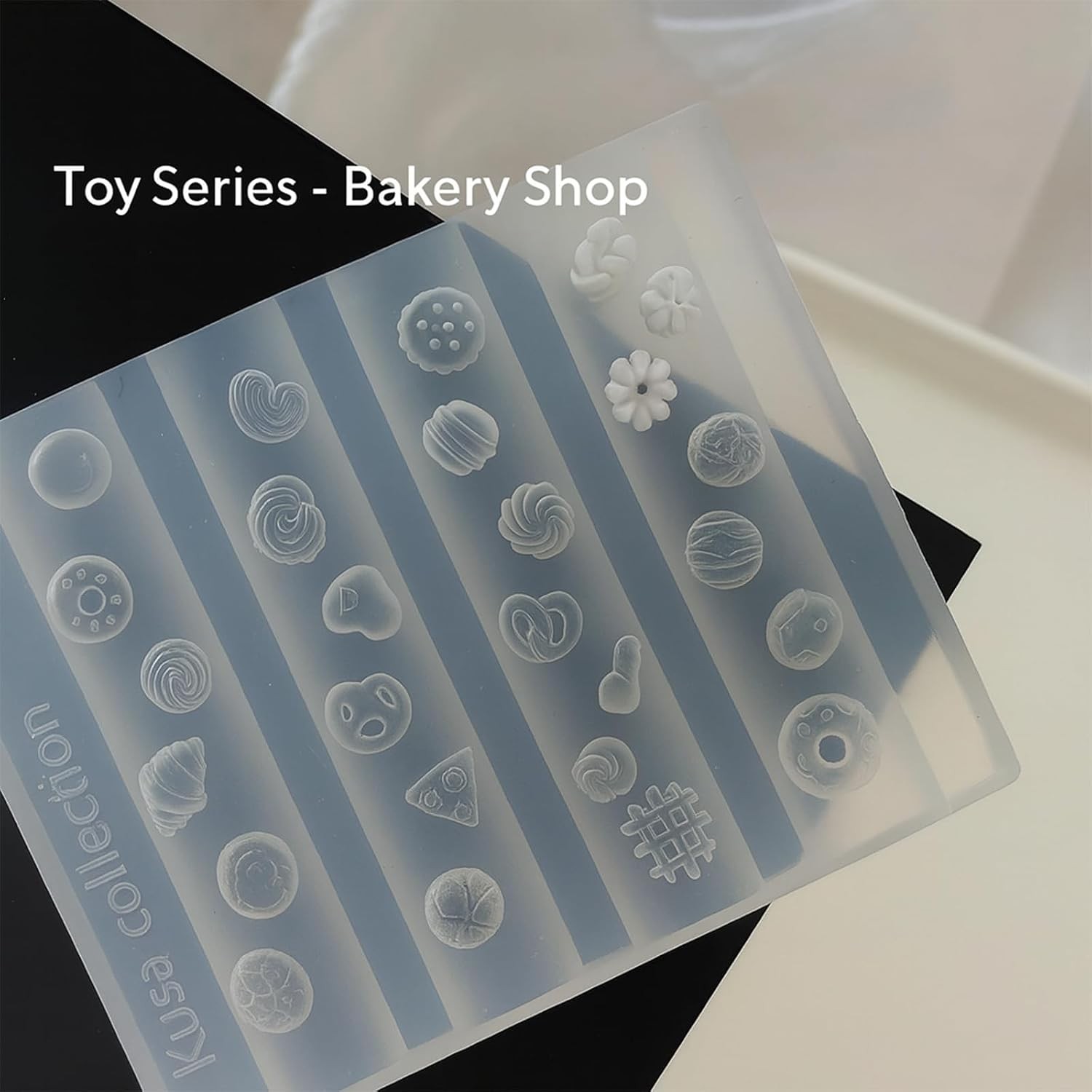 2Pcs 3D Nail Art Silicone Molds, Cute Food Dessert Charms, Kawaii Ice Cream