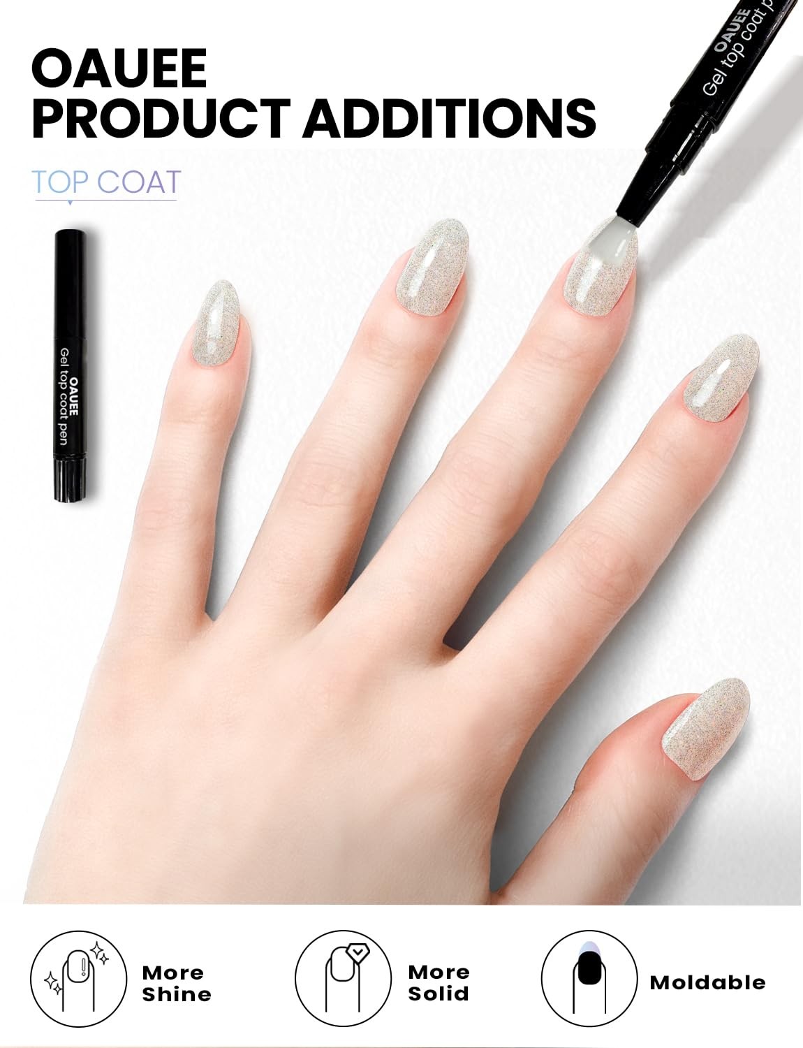 Semi Cured Gel Nail Strips | Built-In Gel Top Coat | UV Light Required | Salo…