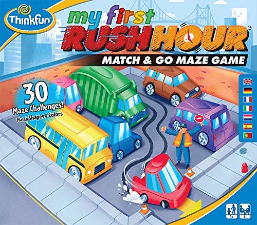 ThinkFun My First Rush Hour – Engaging Brain Game for One Size, Multicolor