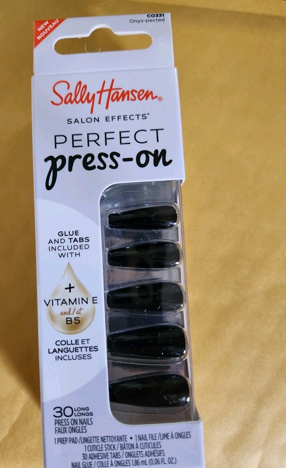 Sally Hansen Nails Onyx-pected Salon Effects Perfect Press On