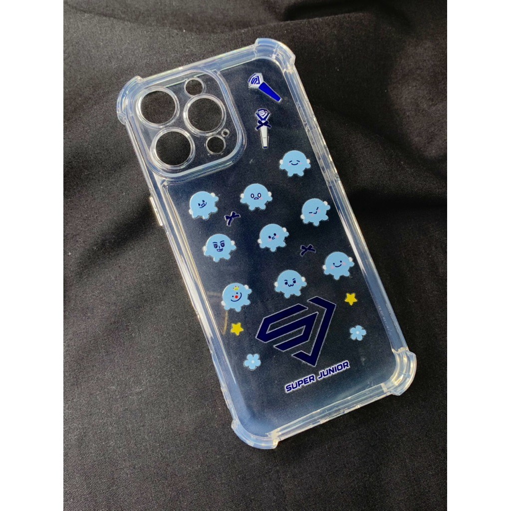 SUPER JUNIOR E.L.F. GLOBAL KPOP NAIL STICKER FAN MADE KOREA SM SAPPHIRE BLUE Z10