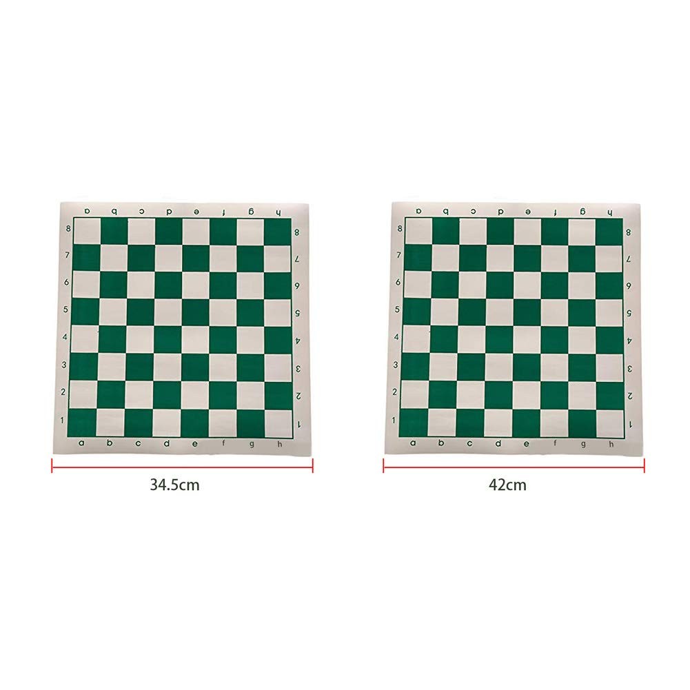 KASCLINO Tournament Chess Mat, PU Leather 34.5cm, As Picture Show