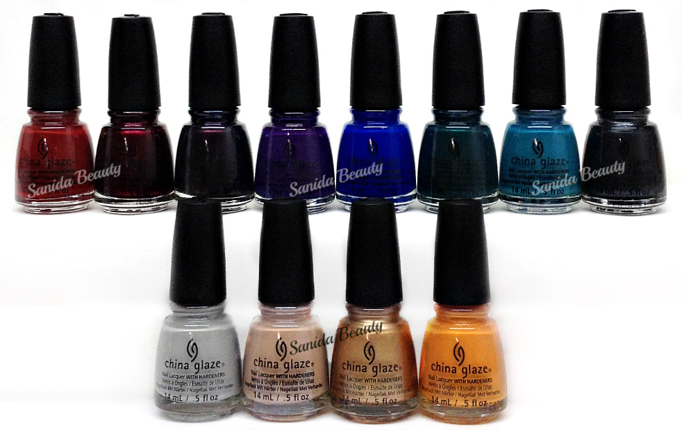 China Glaze Nail Lacquer – Fall STREET REGAL 2017 Collection – Choose Any Color