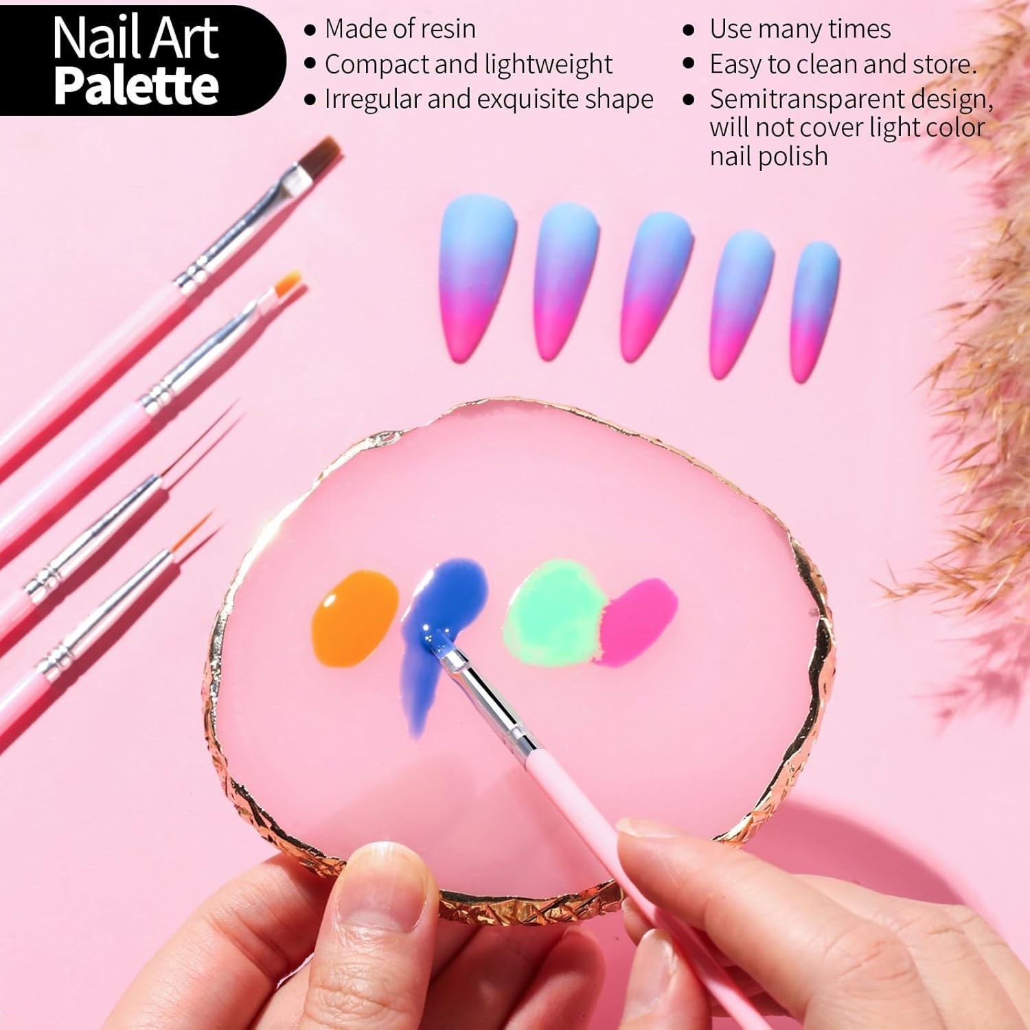 Nail Design Tools, Nail Art Tools, Nail Brush, Nail Art Kit With Nail Stand, …