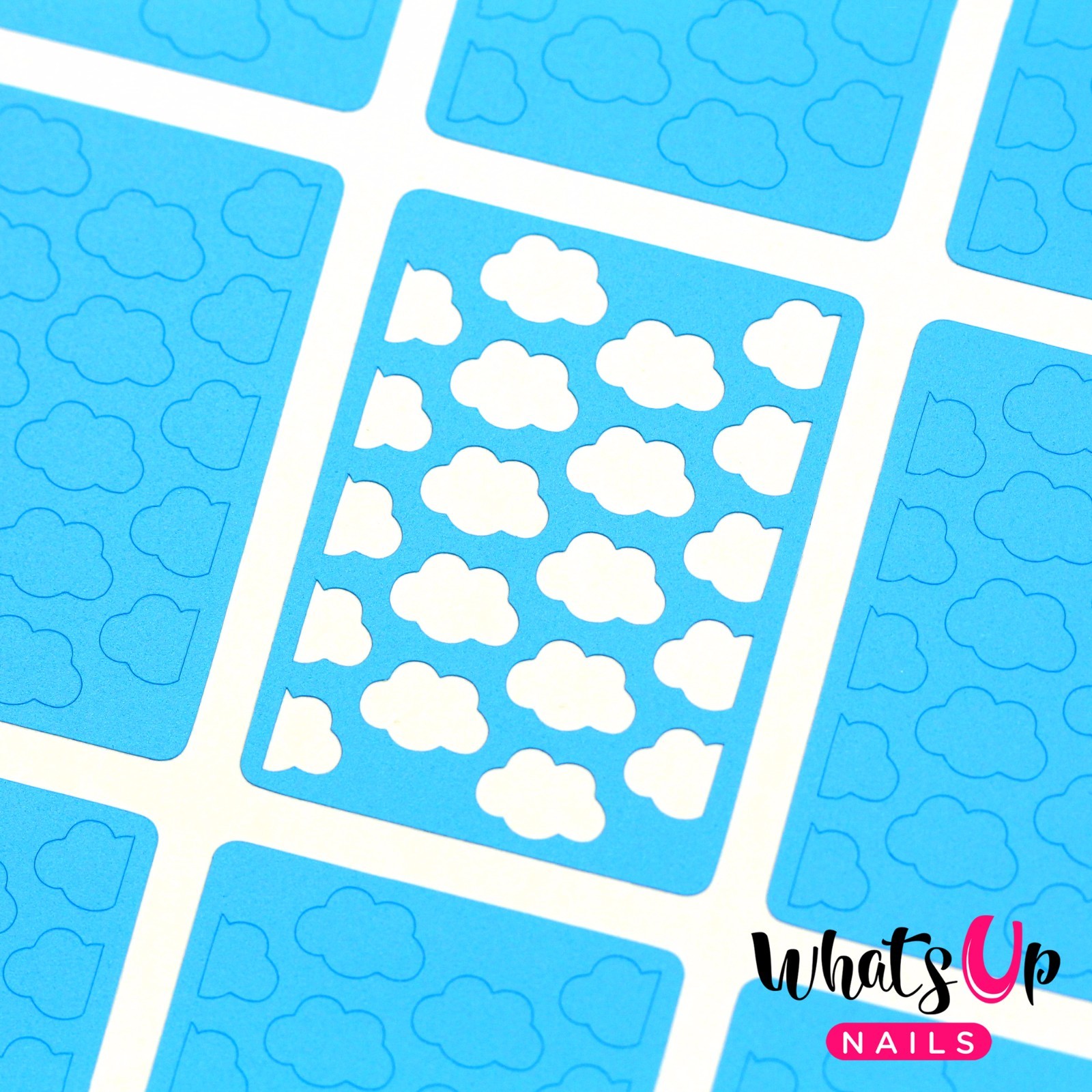 Clouds Stencils for Nails, Nail Stickers, Nail Art, Nail Vinyls
