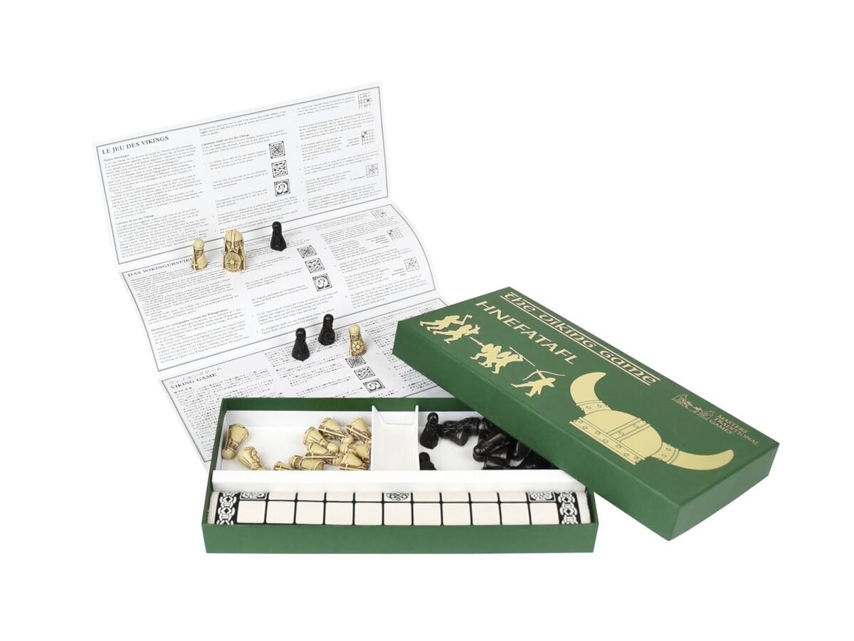 Hnefatafl Board Game – Viking Chess Set – 11.6 x 5.9 x 1.4 inches, One Colour