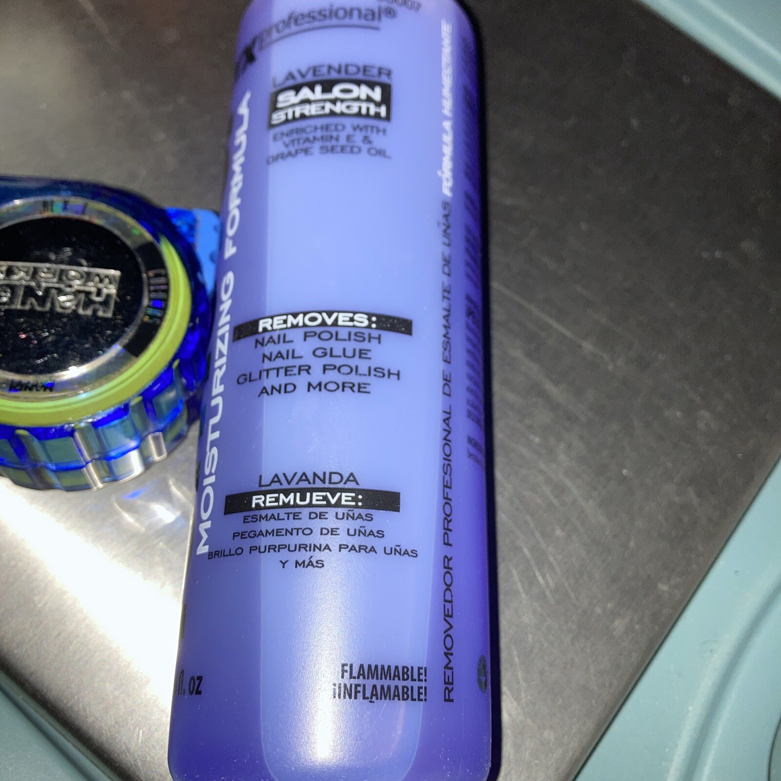 Onyx Professional Moisturizing Formula Lavender Nail Polish Remover, 16 fl oz