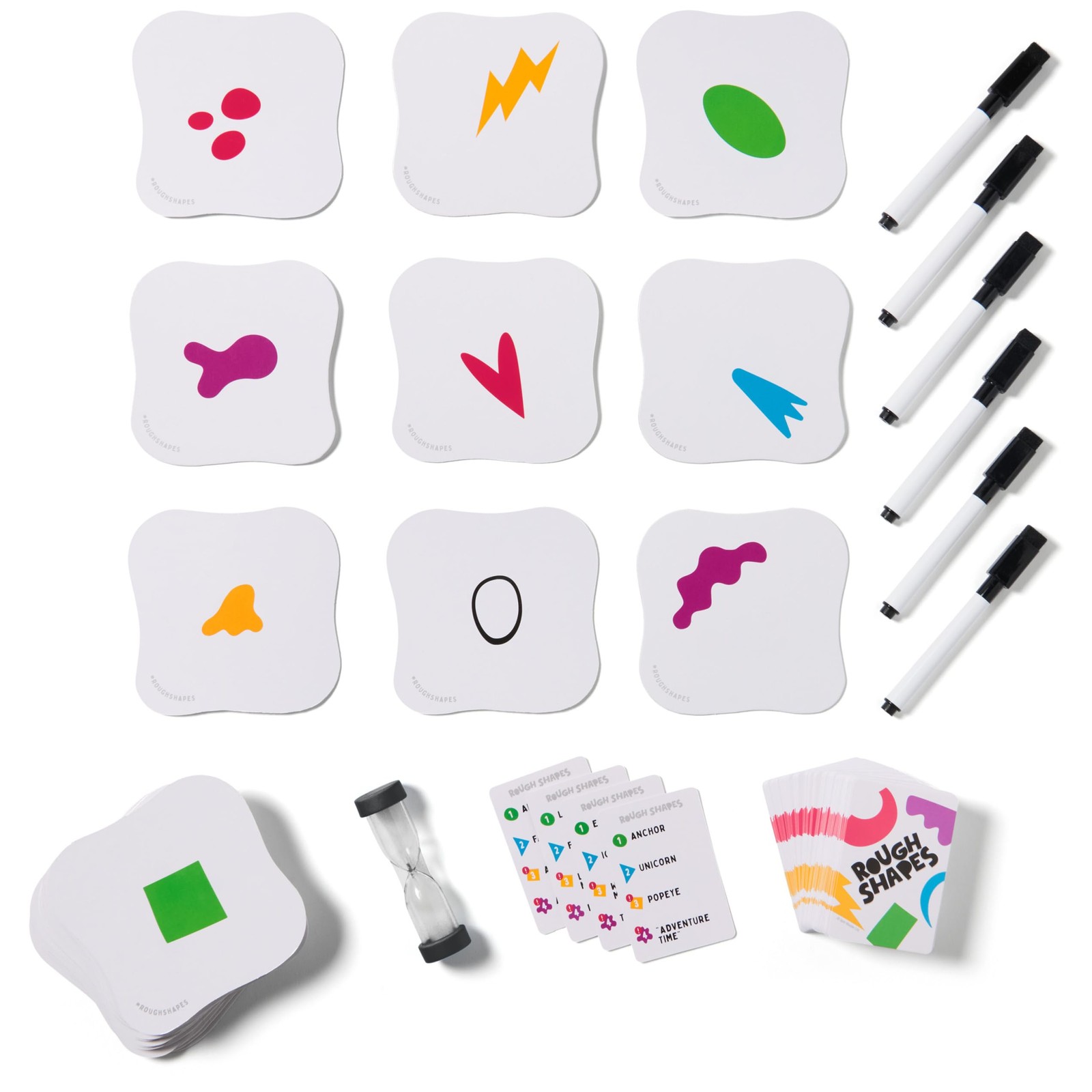 Spin Master Games, Rough Shapes, Quick-Drawing Game for Artists 1, Multicolor