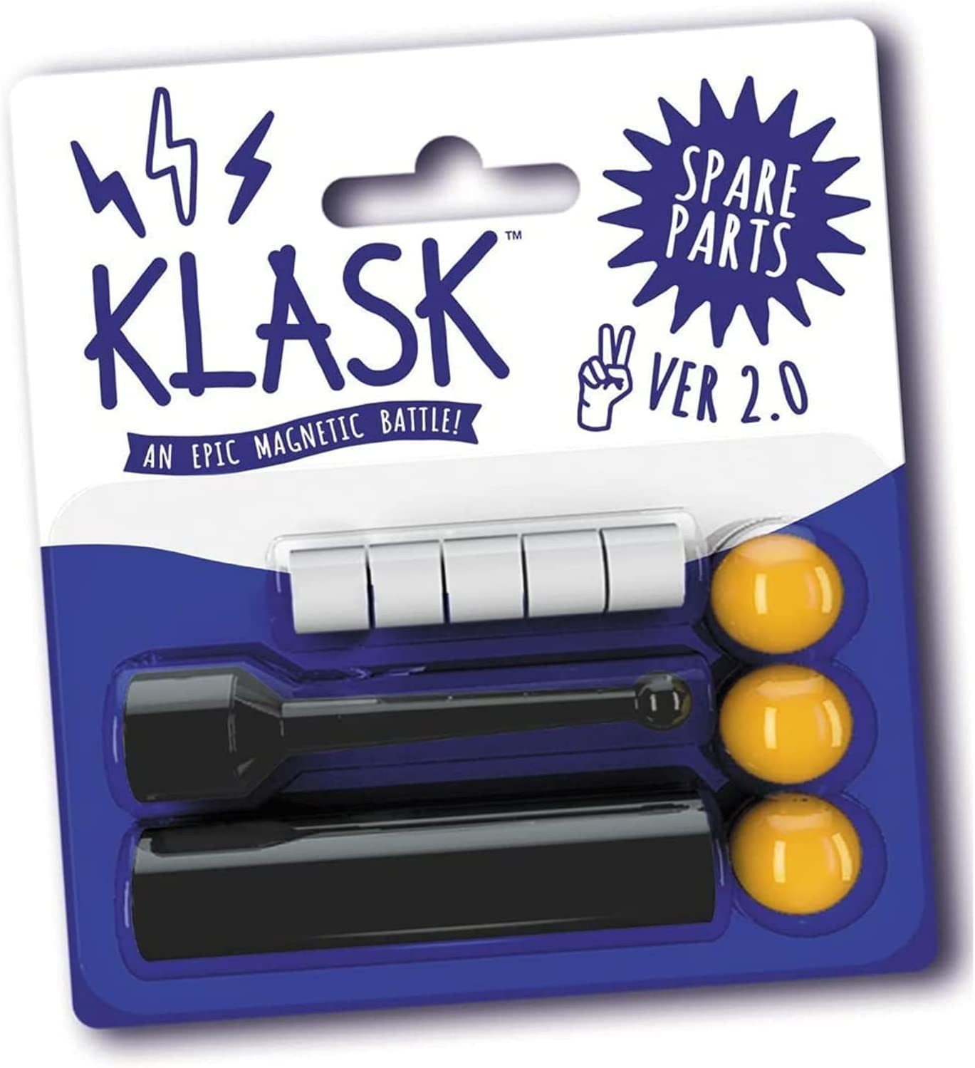 KLASK Game Spare Part Set 2.0 – for All Games – The One Size, Various