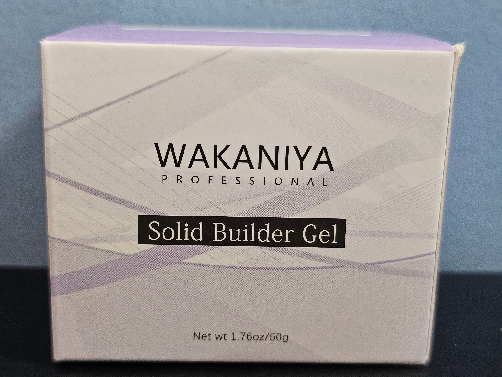 Wakaniya Solid Builder Gel Non-Stick Hand Clear Nail Art 1.76 oz – New / Sealed!
