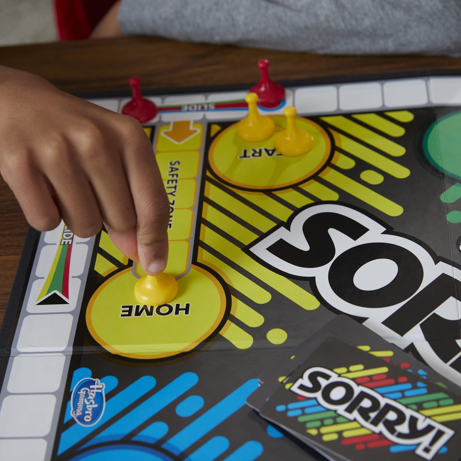 Sorry! Board Game for Kids Ages 6 and Up; Classic Standard, Multicolored