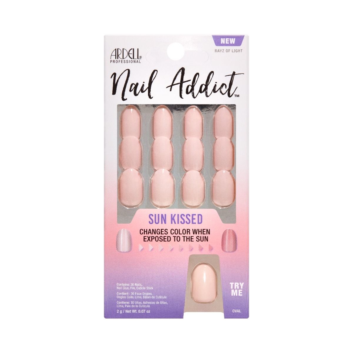 Ardell Professional Nail Addict, Sun Kissed Rayz of Light #36665