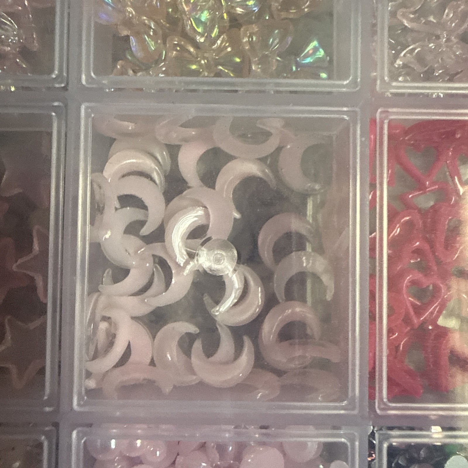 3000 Nail Charms Pieces Multi Shape New