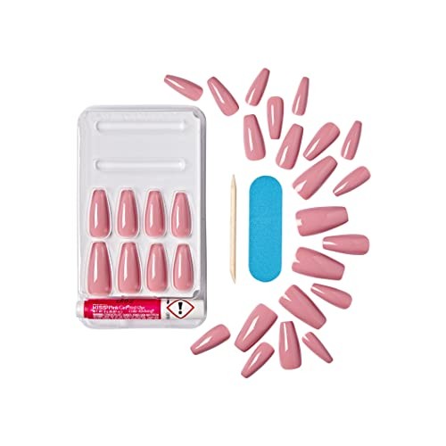 KISS Gel Fantasy Valentine’s Day Sculpted Nails, ‘Flower Bouquet’, 28 Ct, FS22X