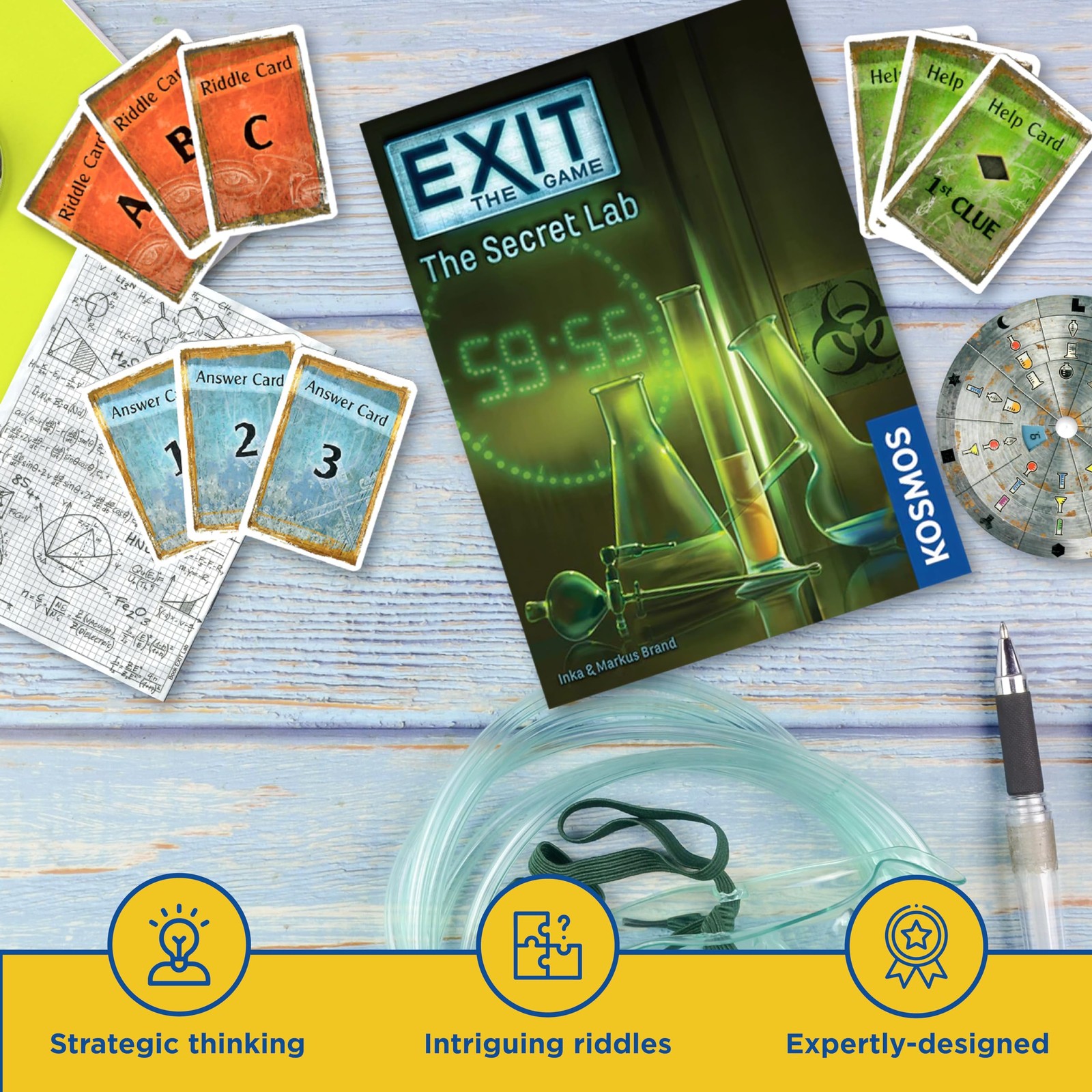 Exit: The Secret Lab | Game – A Kosmos Lab, Multi-colored