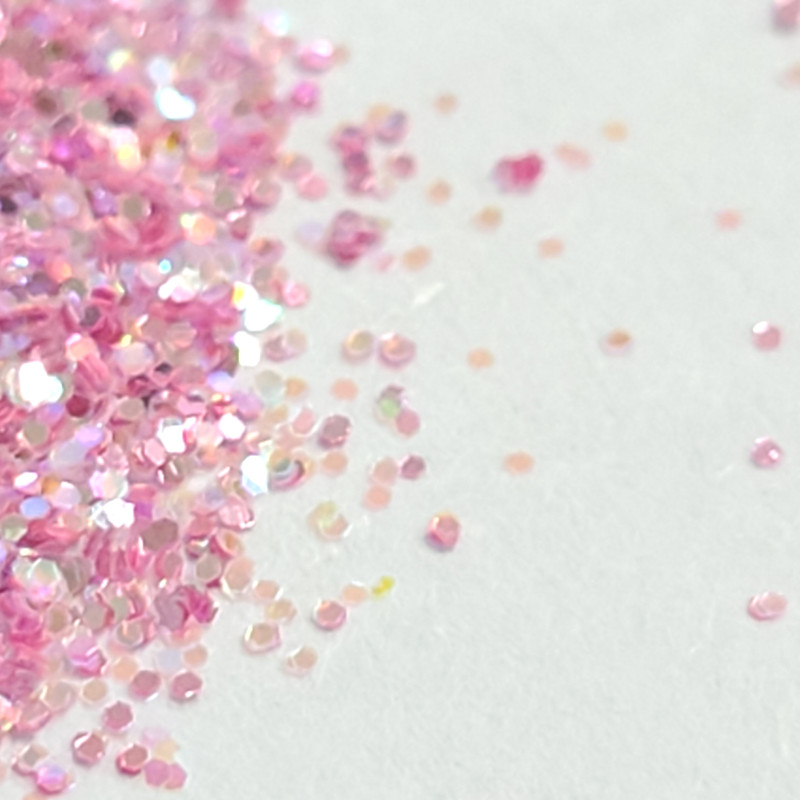 J.HOO Two Tone Hexagon Nail Glitter 0.4mm Ultra Fine Aurora 4 Colors