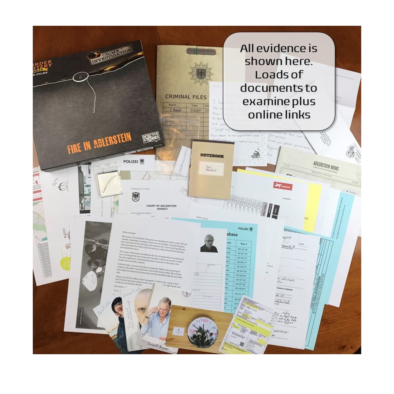 Murder Mystery Party Case Files: Fire in Regular, Adlerstein