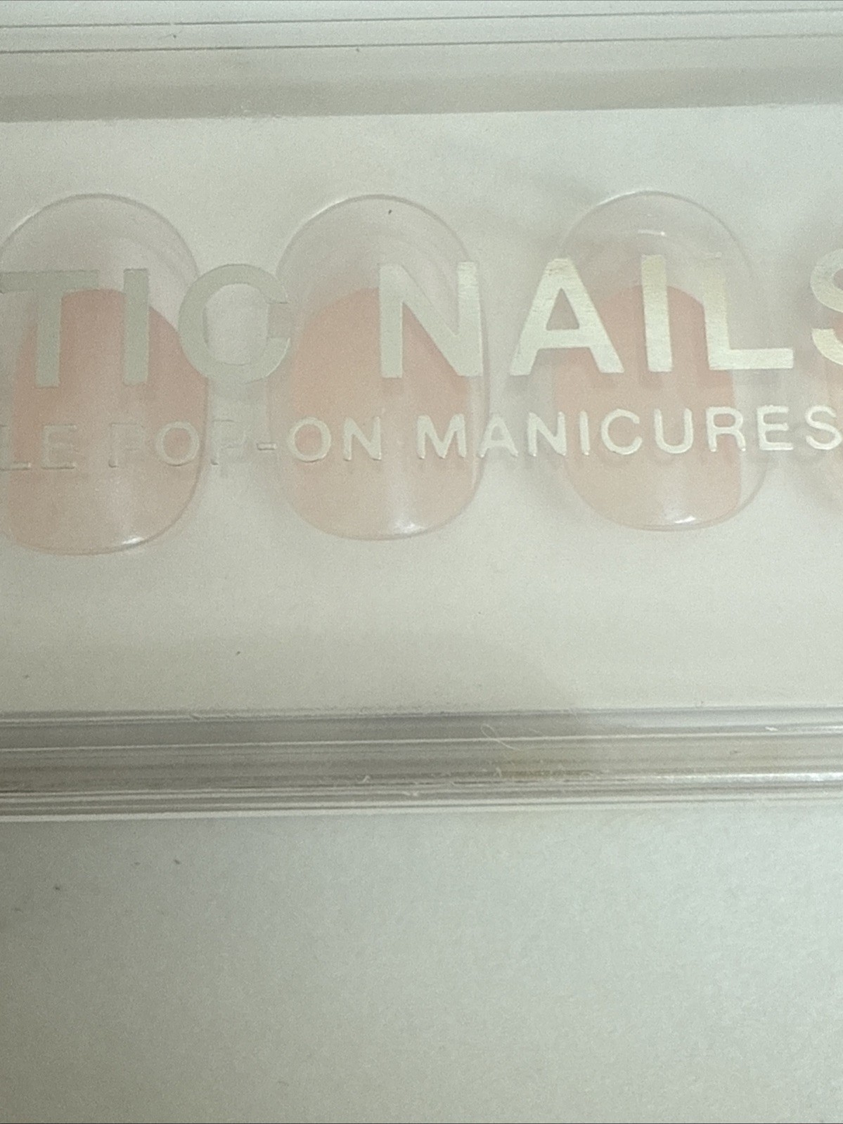 STATIC NAILS Reusable Pop-On Manicures In HOLO FRENCH ROUND