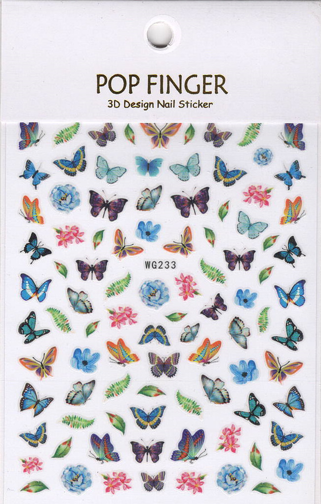 Nail Art Stickers Water Decals Flowers Lace Tribal Jewels Feathers Butterfly