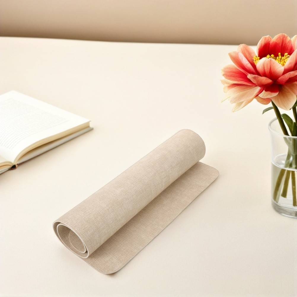 Nail Tech Desk Mat – Waterproof Foldable PU Manicure Pad for Table –
