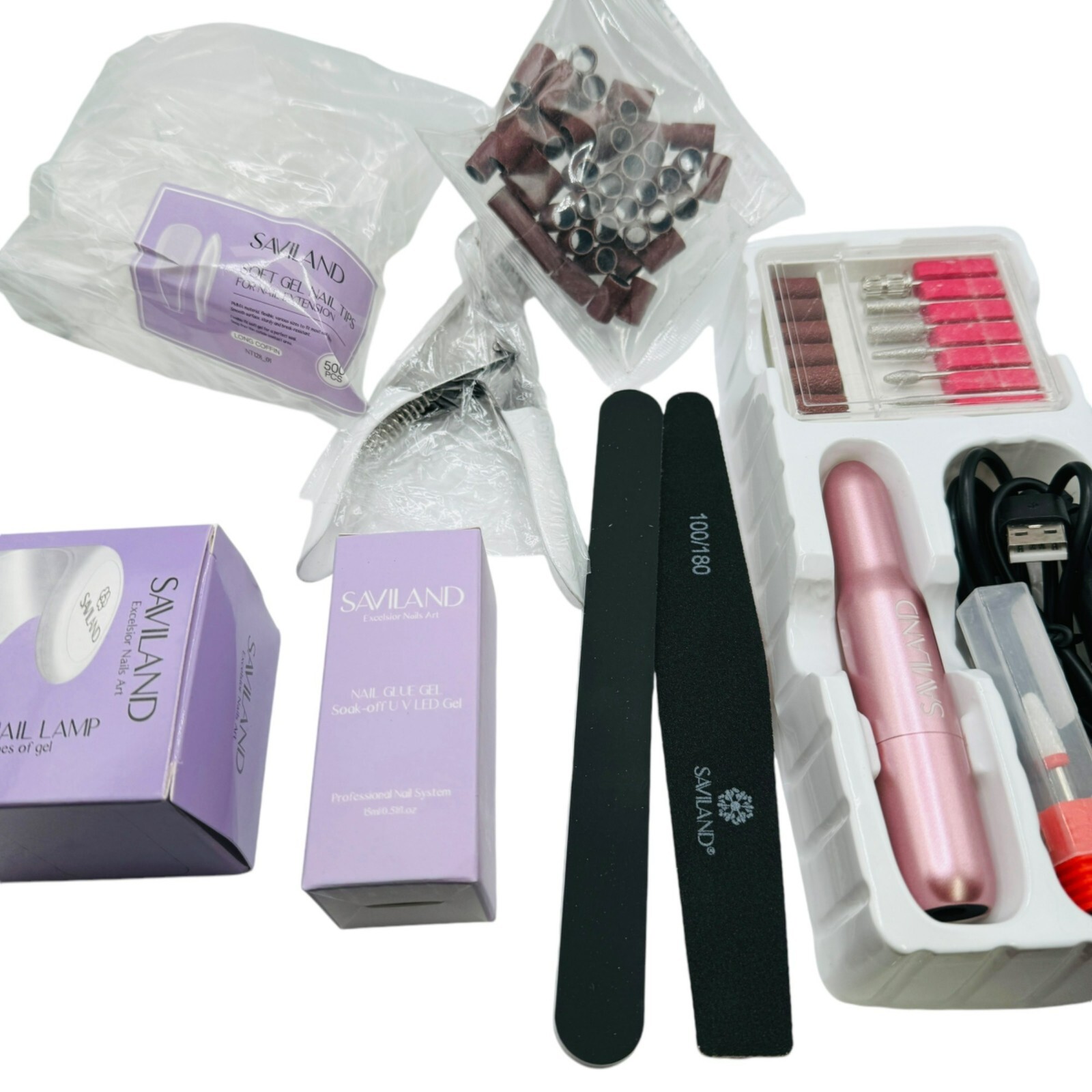 Saviland Professional Nail Art Kit – Excelsior Nails Art(bx Dmg)