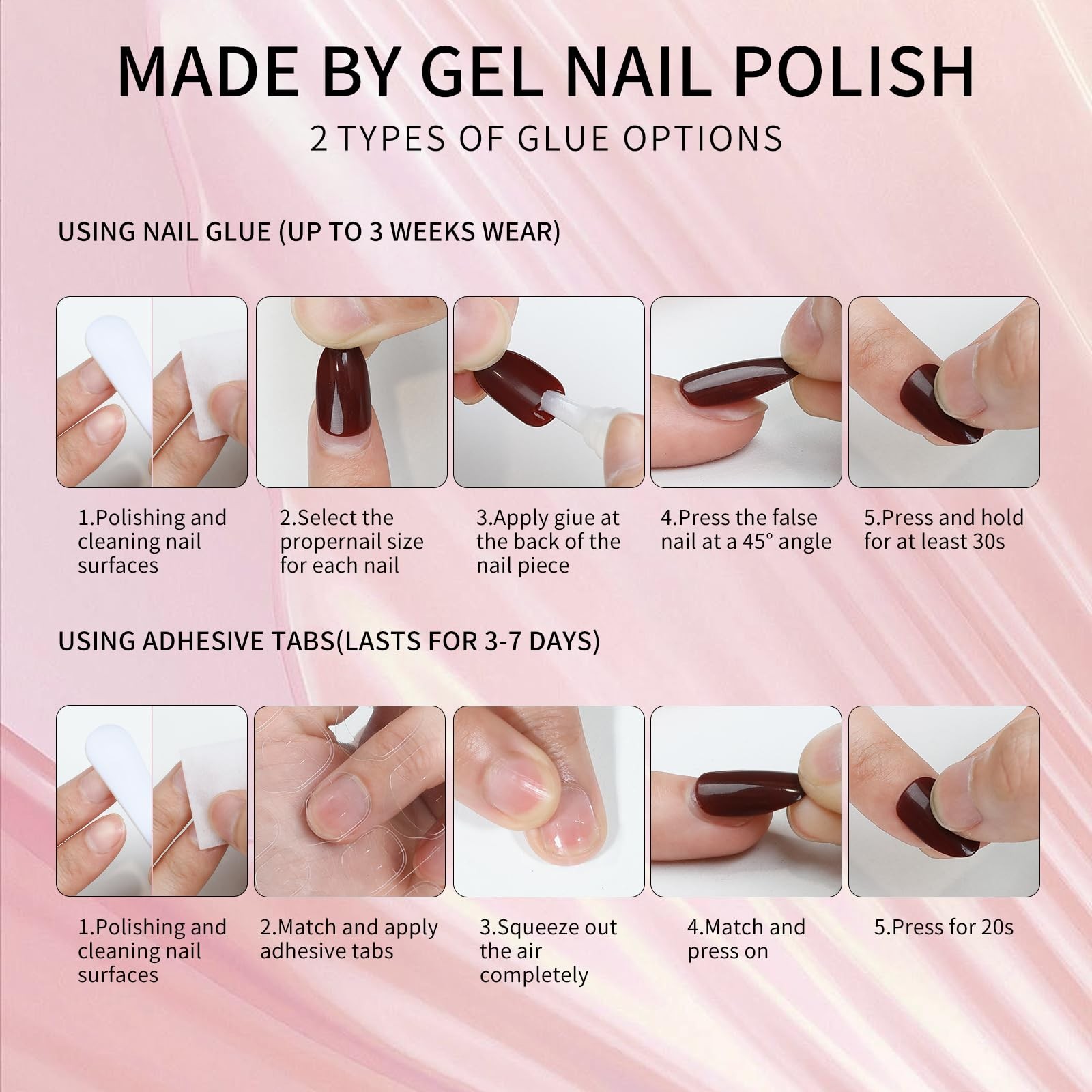 SKYCLOUD Sky Blue coffin press on nails 24pc