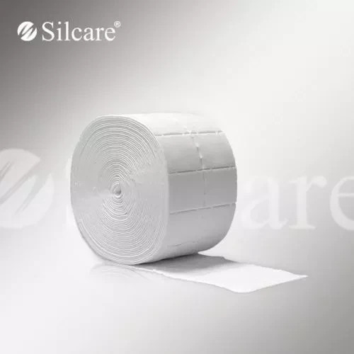500 Silcare Dust FREE Cotton NAIL WIPES PADS UV Gel Acrylics Remover CLEANER