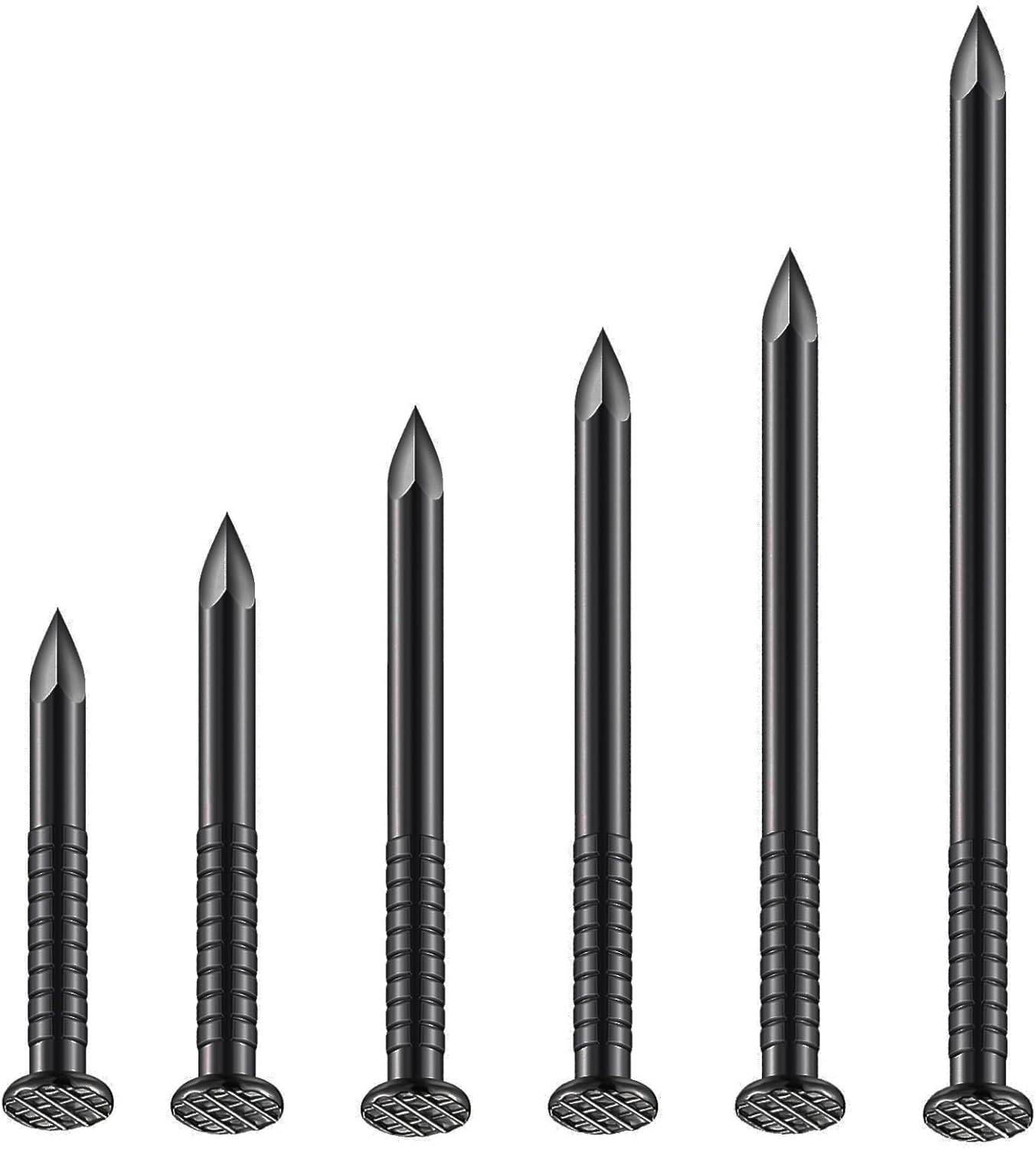 Black High Strength Nail Kit – Versatile Wood & Wall Nails for Every Project