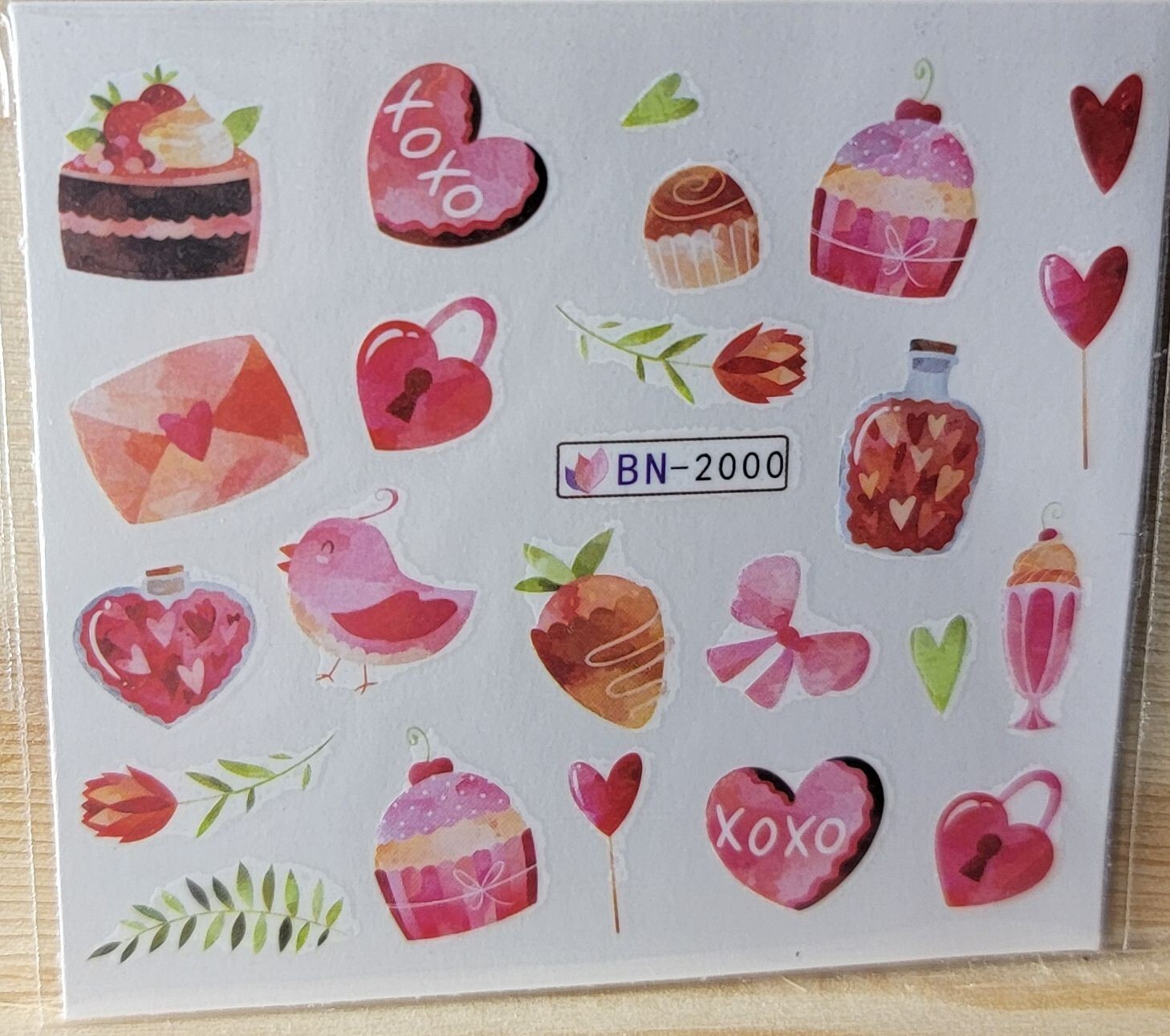 Nail Art Decal Stickers – Sweets – Ships from U.S. BN-2000