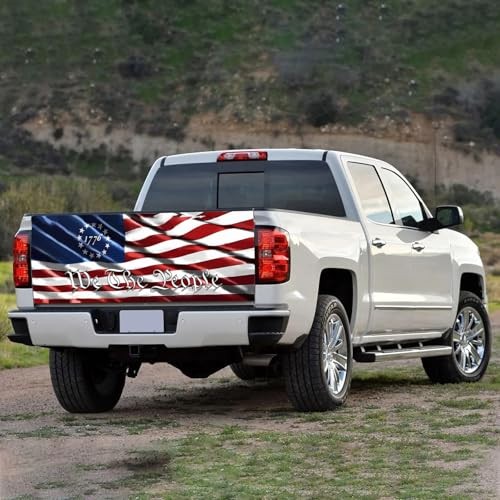 Truck Tailgate Wraps Decal – 66×23.6 in American Decal Graphics We The People