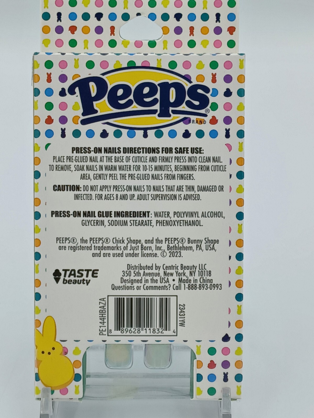 Easter 2023 Peeps Press-On Nails, 18 NEW In Box
