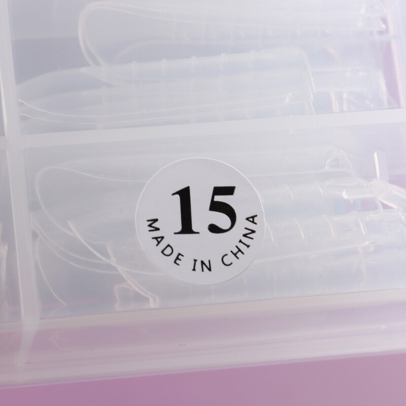 Nail Dual Forms for Poly Nail-Gel Clear Nail Mold for Builder Nail Gel-Extension