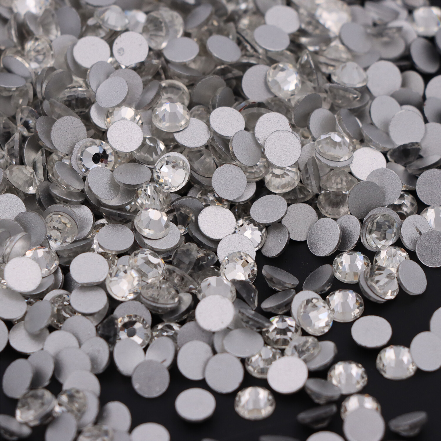 Glitter Rhinestone Crystal AB Non Hot Fix FlatBack Strass Garment Nail Art Stone