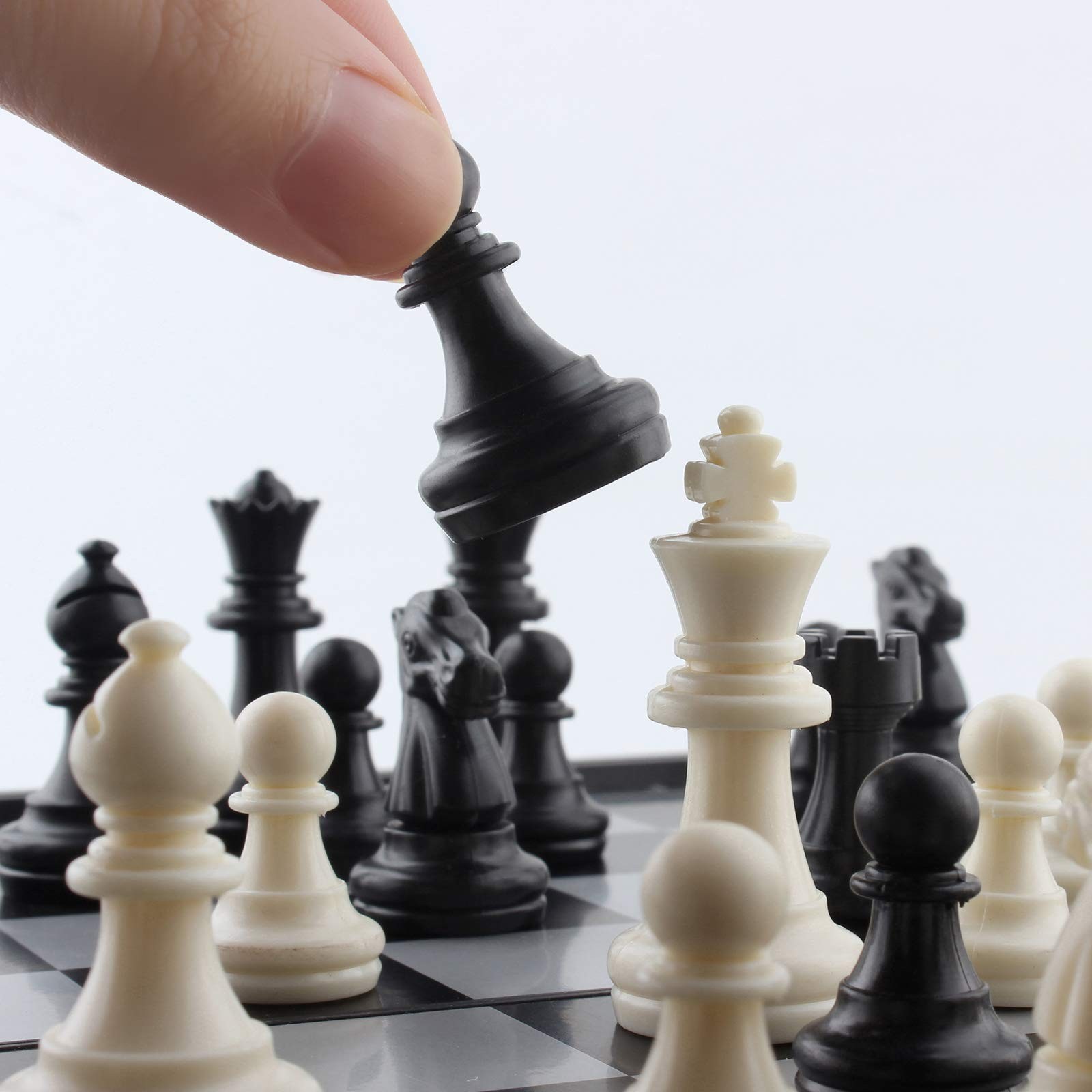 DINOBROS Chess Pieces Only Magnetic 1.97 inches (King’s height),