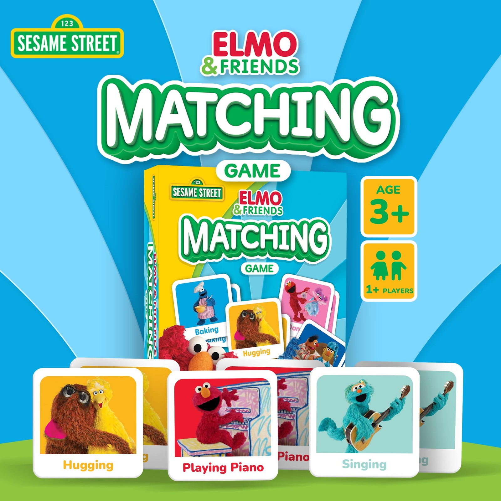 MasterPieces Kids Games – Sesame 6 inches x 7.8 x 2 inches, Assorted