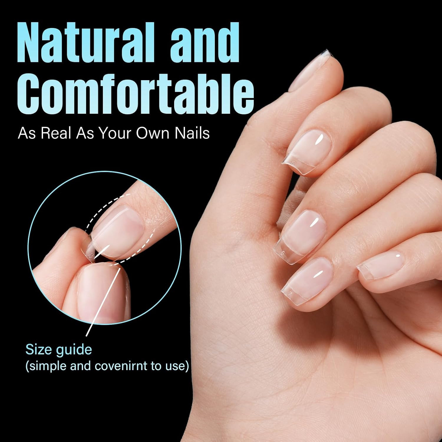 Extra Short Coffin Nail Tips, 240Pcs Half Matte Press on Full Cover Acrylic Nail