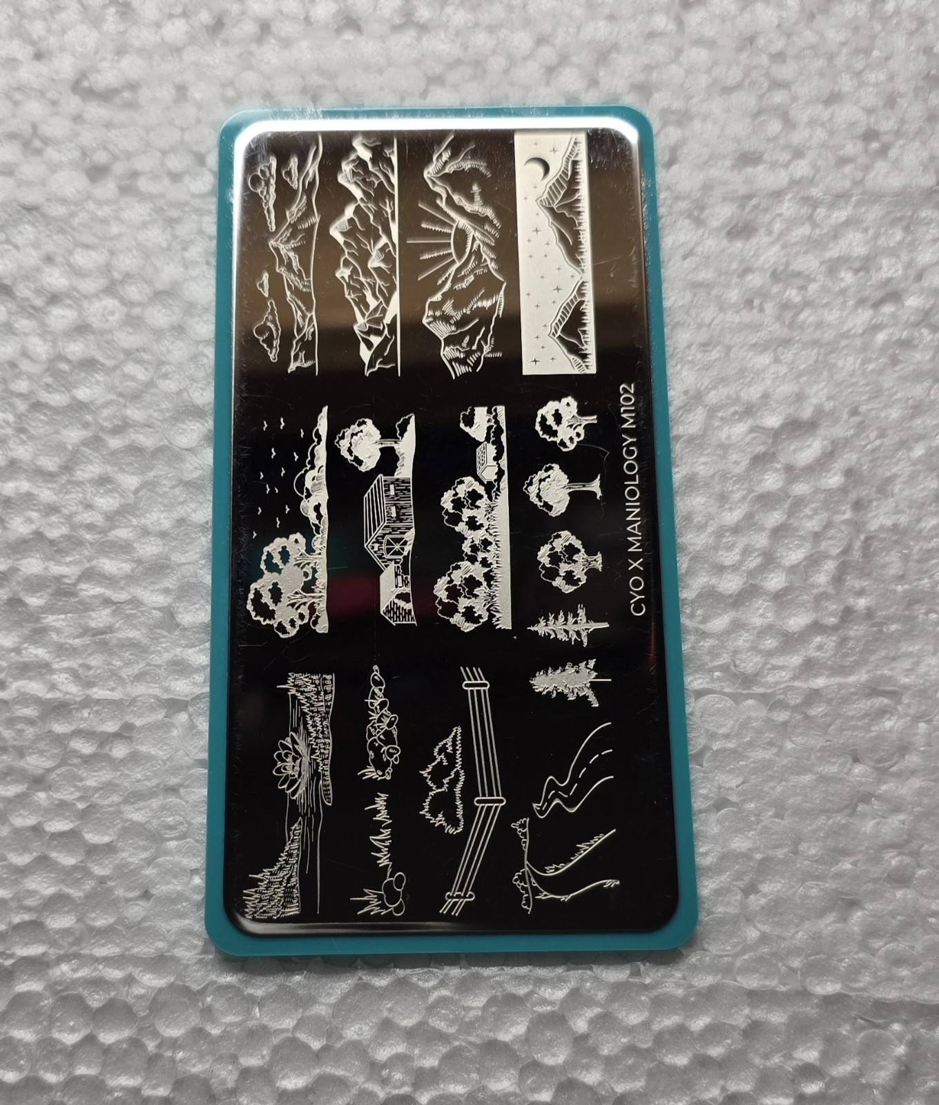 M102 Cyo X Maniology Design Contest The Great Outdoors Nail Stamp Plate HTF