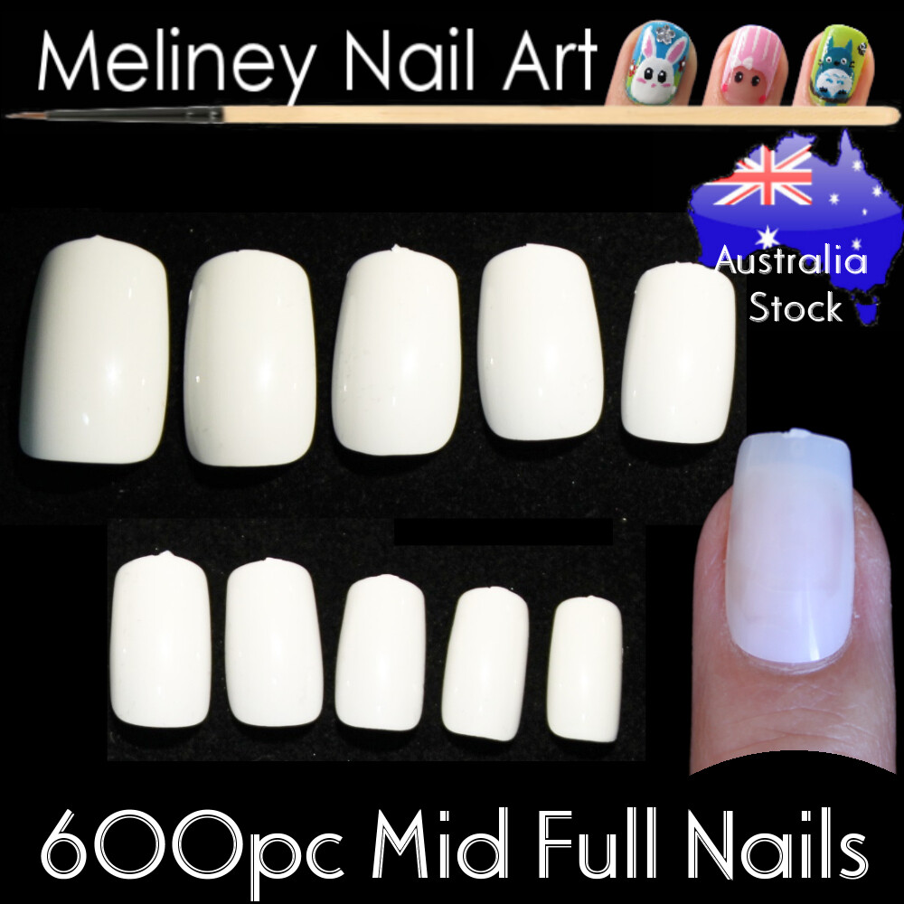 500/600pc Square Full Cover Fake Nails Short Long False Nail Tips Artificial