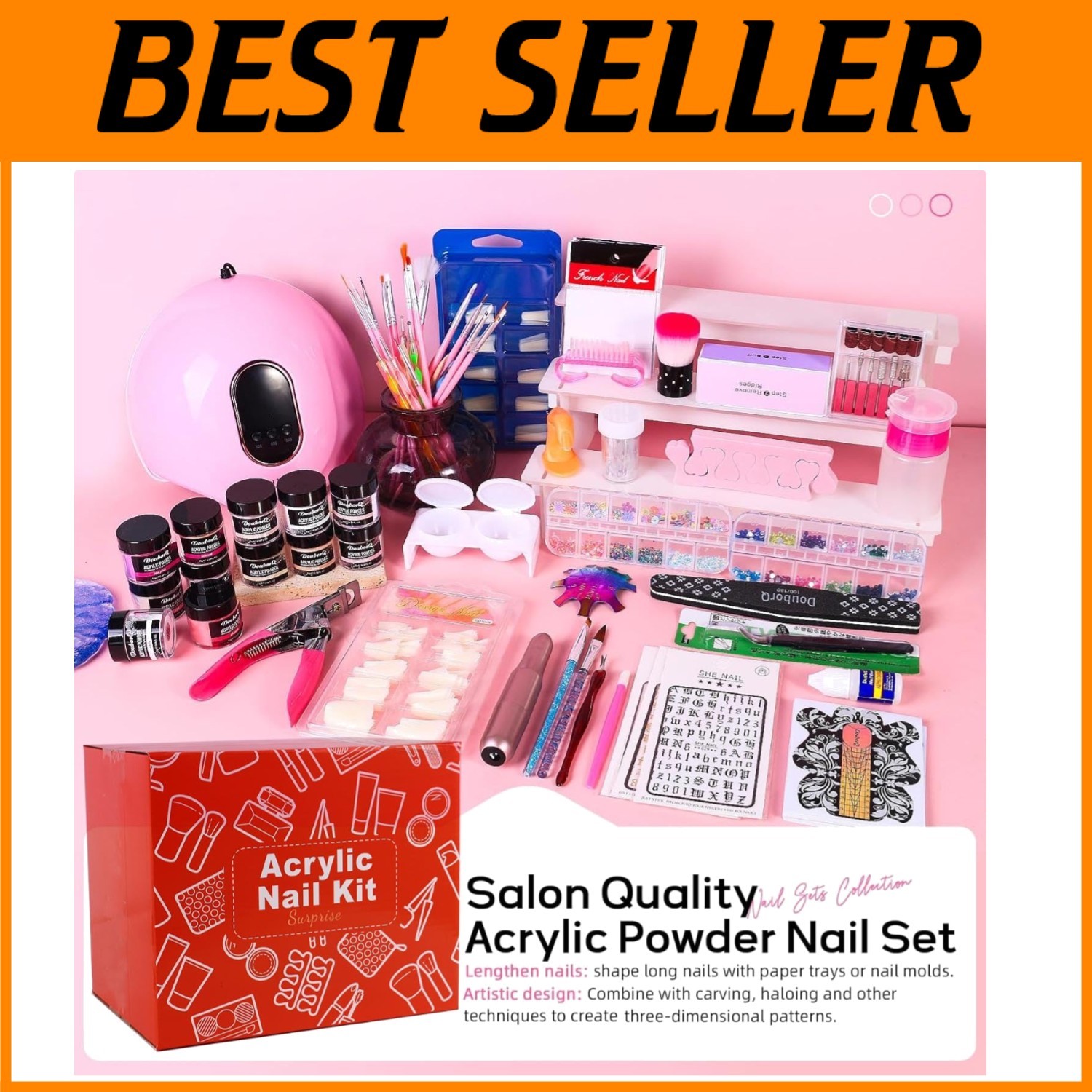 Acrylic Nail Decoration Tools Bundle