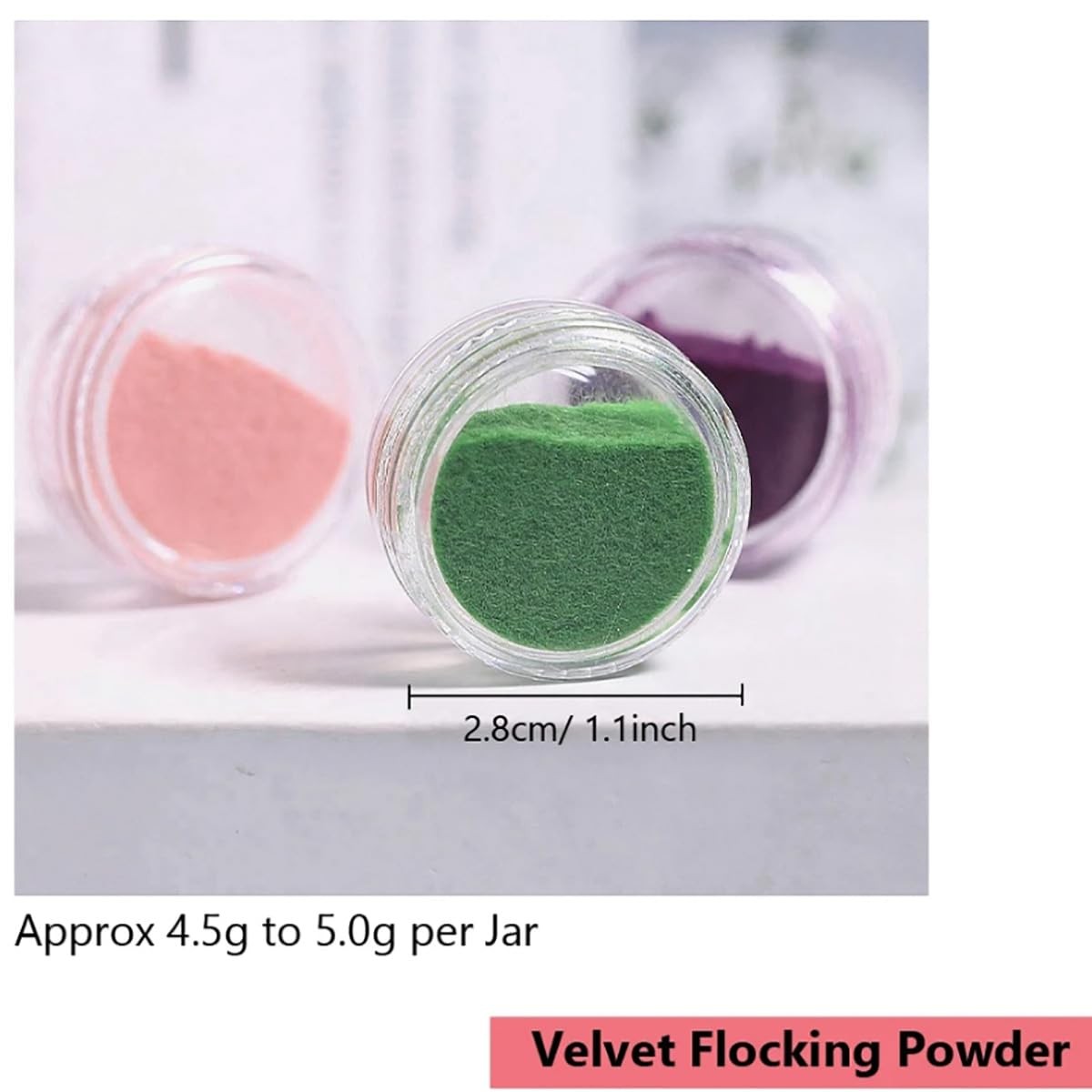 12 Color/Set Fuzzy Flocking Velvet Nail Glitter Pigment Velvet for Nail DIY U…