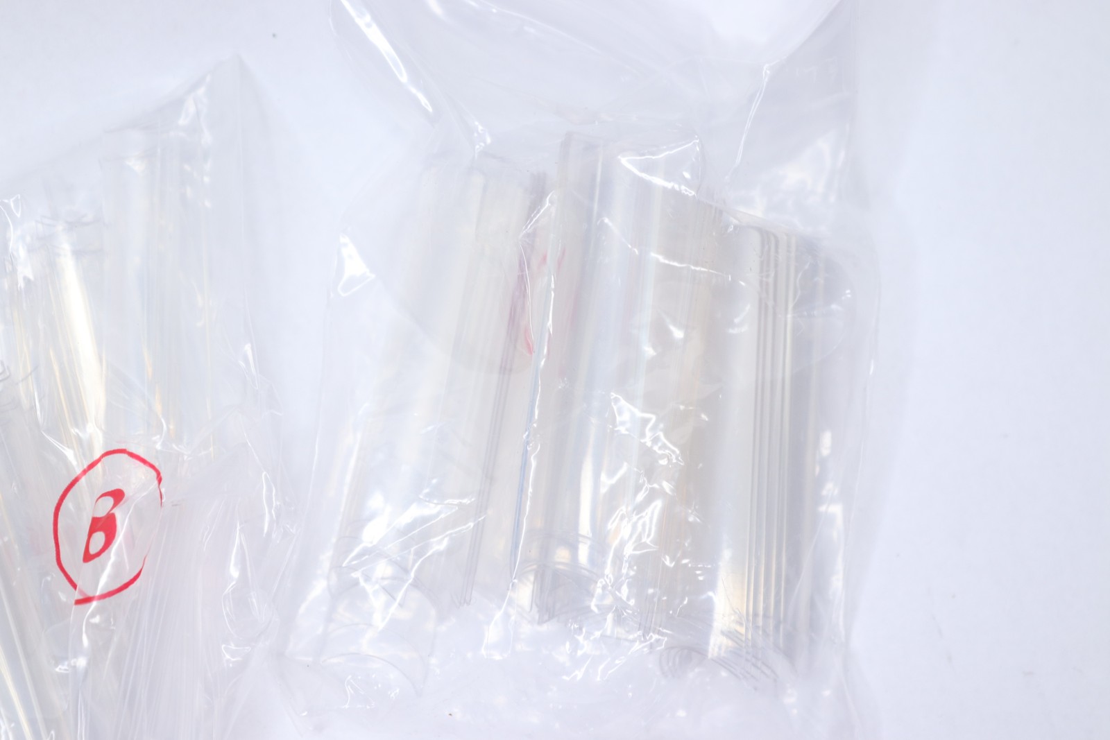 (504-Pk) Ohlove False Extra Long Nail Tips Acrylic Clear XXL