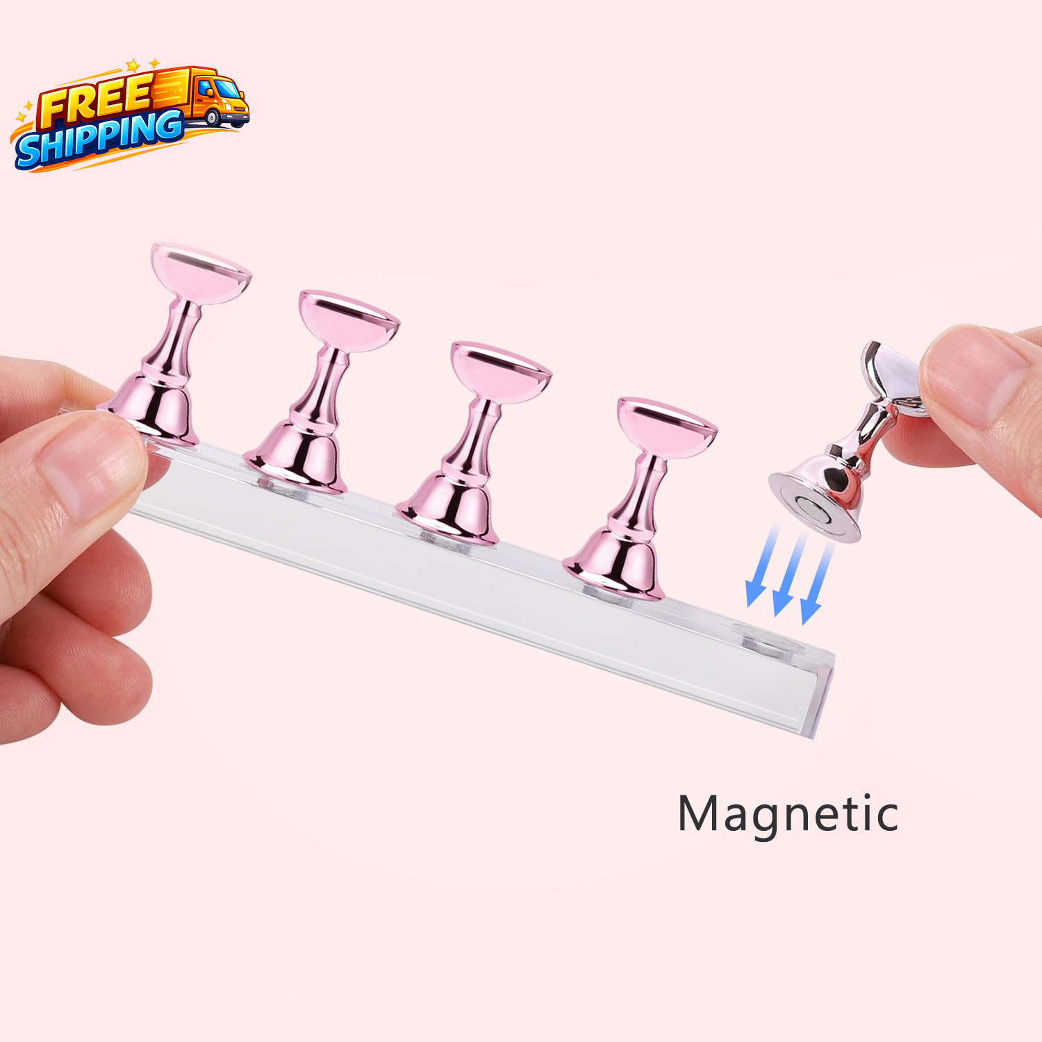 Nail Stand Acrylic Nail Art Display Stand Practice Nail Holder for Painting