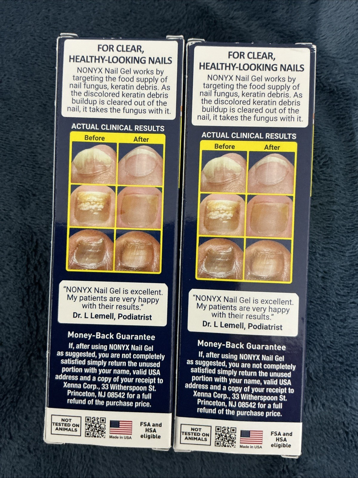 NONYX Fungal Nail Clarifying Nail GEL Treatment, 4 oz EA (2PK BUNDLE)exp12/2027