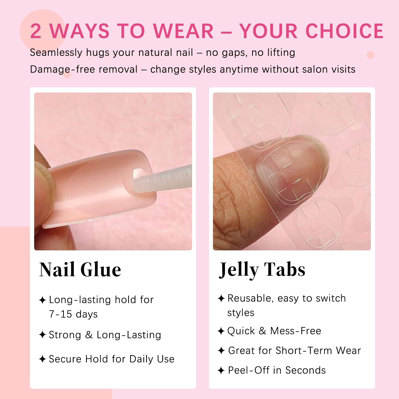 AddFavor 240pcs French Tip Press on Nails Short Oval Fake Nails, White French…